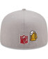 ფოტო #3 პროდუქტის Men's Gray San Francisco 49ers City Describe 59FIFTY Fitted Hat