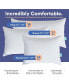 Luxury Down Pillows Queen Size Set of 2 - 550FP Firm