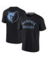 ფოტო #1 პროდუქტის Men's and Women's Black Memphis Grizzlies Super Soft T-shirt