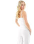 Фото #4 товара Vero Moda longline soft cami top in white