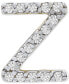 Фото #1 товара Серьги Wrapped Diamond Initial A Single Stud