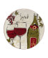 Фото #2 товара Wine Country Salad Plate, Set of 4