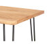 Вспомогательный стол Live Edge 120 x 60 x 46 cm Коричневый Чёрный древесина акации
