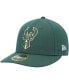 Фото #1 товара Men's Hunter Green Milwaukee Bucks Team Low Profile 59FIFTY Fitted Hat