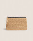 Фото #1 товара Beach paper toiletry bag with trim detail