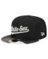 ფოტო #3 პროდუქტის Men's Black Chicago White Sox Metallic Camo 59FIFTY Fitted Hat