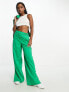 Фото #1 товара Vero Moda tailored wide leg trouser co-ord in green
