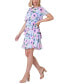 Фото #3 товара Petite Printed Ruffle-Tiered Chiffon Dress