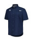 Фото #2 товара Men's Navy Tampa Bay Rays Tamiami Omni-Shade Button-Down Shirt