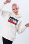 Levi`s GRAPHIC SPORT HOODIE 0001 SPORTSWEAR HOODIE MARSHMALLOW - XS - damskie - kremowy/beżowy