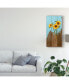 Фото #3 товара Sandra Iafrate Sunflowers on Wood I Canvas Art - 15" x 20"