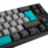 Фото #6 товара Ducky Miya Pro Moonlight TKL Gaming Tastatur für PC/Mac, MX-Silent-Red, weiße LED - dunkelgrau