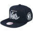 Фото #1 товара Mitchell & Ness NBA Brooklyn Nets Team Script 2.0 Snapback Nets Cap HHSS3280-BNEYYPPPBLCK