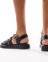 Фото #3 товара Truffle Collection caged sandals in black