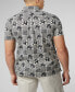 ფოტო #3 პროდუქტის Men's Checkerboard Paisley Print Short Sleeve Shirt