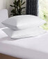 Hotel Collection 100% Cotton Medium Support Feather and Down 2-Pack Pillows, King