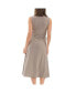 ფოტო #2 პროდუქტის Carol Rib A-line Cut Out Dress Taupe