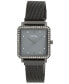 Фото #1 товара Часы Bob Mackie Quartz Black Alloy Watch