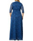 Фото #2 товара Вечернее платье KIYONNA Maria с кружевом для женщин больших размеров