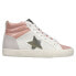 Фото #1 товара Vintage Havana Lester Perforated High Top Womens Pink Sneakers Casual Shoes LES