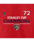 Фото #2 товара Men's Sergei Bobrovsky Red Florida Panthers 2024 Stanley Cup Champions Authentic Pro Name Number T-Shirt