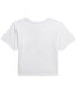 ფოტო #2 პროდუქტის Big Girls Logo Cotton Jersey Boxy Tee