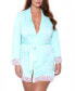 ფოტო #1 პროდუქტის Plus Size Alluring Knit Ultra Soft Wrap Robe Lingerie, Online Only