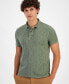 Men's Regular-Fit Textured Polo Shirt, Created for Macy's