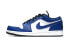 Кроссовки Nike Air Jordan 1 Low Game Royal (Белый, Синий)