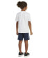ფოტო #2 პროდუქტის Toddler & Little Boys 2-Pc. Logo Graphic T-Shirt & 3-Stripes Mesh Shorts Set