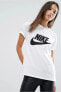 Фото #1 товара Essantial Icon Futura Standart Kesim Beyaz Kadın Spor Tişört