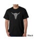 Men's Word Art T-Shirt - Cowskull Country Hits