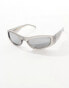 Фото #2 товара A.Kjaerbede gust racer sunglasses in matte grey with silver lens