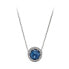 Фото #3 товара Pandora潘多拉 海洋之心 蓝色闪耀套装 项链 女款 银色 礼物 / Ожерелье Pandora ZT0139