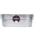 Фото #1 товара Hot Dipped Galvanized Steel Oval Planter/Tub 5.5 gal Silver