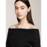 TOMMY JEANS Off Shoulder Rib Ext sweater