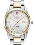 Фото #1 товара Swiss Alpine Military 7767.1142 Ladies Watch Argos two tone silver 34mm 10ATM