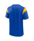 Фото #3 товара Men's Royal/Gold Los Angeles Rams Home Stretch Team T-Shirt