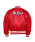 ფოტო #2 პროდუქტის Men's x Alpha Industries Red St. Louis Cardinals Reversible Full-Zip Bomber Jacket