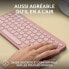 Фото #5 товара LOGITECH - Kabellose Tastatur - Pebble Keys 2 M380s - Bluetooth - Easy-Switch-Taste - Rosa - (920-011805)