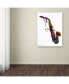 Фото #3 товара Mark Ashkenazi 'Saxophone II' Canvas Art - 32" x 24" x 2"