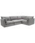 Фото #2 товара Marsten 126" 4-Pc. Fabric Sectional Sofa, Created for Macy's
