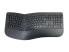 Фото #3 товара Conceptronic ORAZIO ERGO Wireless Ergonomic Keyboard & Mouse Kit - Portuguese layout - Full-size (100%) - RF Wireless - QWERTY - Black - Mouse included