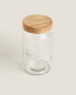 Glass screw-on storage jar