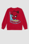 Фото #3 товара Erkek Çocuk Marvel Spiderman Bisiklet Yaka Sweatshirt