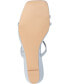 ფოტო #5 პროდუქტის Women's Takarah Strappy Asymmetrical Wedge Sandals