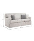 Фото #3 товара White Label Emilio 79" polyester Sofa