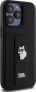 Фото #4 товара Karl Lagerfeld Karl Lagerfeld KLHCP13LGSACHPK iPhone 13 Pro / 13 6.1" czarny/black hardcase Gripstand Saffiano Choupette Pins