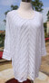 Alfani Women's Scoop Neck Dolman Sleeve Blouse Bright White S