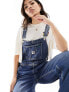 Фото #5 товара Tommy Jeans Daisy dungarees in dark wash